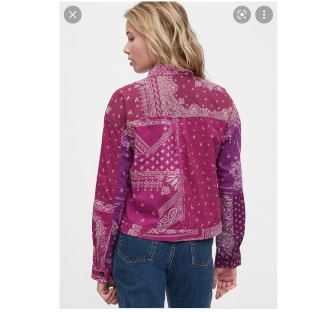 Gap The 1969 Collection Patchwork Bandana Print L… - image 2